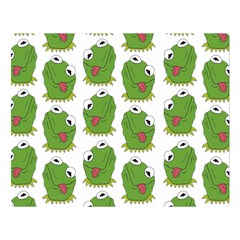 Kermit The Frog Pattern Double Sided Flano Blanket (large)  by Valentinaart