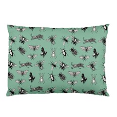 Insects Pattern Pillow Case by Valentinaart