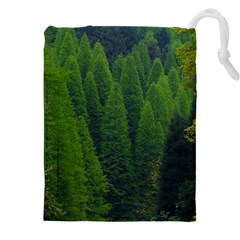 Forest Scenery Nature Trees Woods Drawstring Pouch (5xl) by danenraven