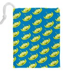 Pattern Aliens Drawstring Pouch (5XL) Back