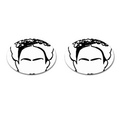 Frida Kahlo  Cufflinks (oval) by Sobalvarro