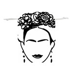 Frida Kahlo  Lightweight Drawstring Pouch (M) Back