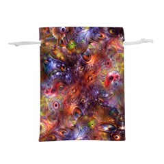 Fantasy Surreal Animals Psychedelic Pattern Lightweight Drawstring Pouch (m) by danenraven