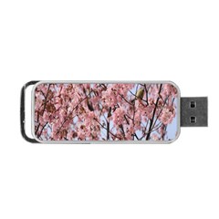 Japanese Sakura Background Portable Usb Flash (one Side) by artworkshop
