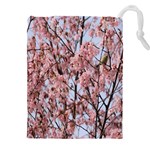 Japanese Sakura Background Drawstring Pouch (4XL) Front