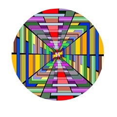 Art Background Abstract Mini Round Pill Box by artworkshop