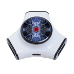 Art Robot Artificial Intelligence Technology 3-Port USB Hub Front