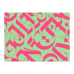 Pattern Ornament Gothic Style Elegant Font Tattoos Double Sided Flano Blanket (mini) by Pakemis