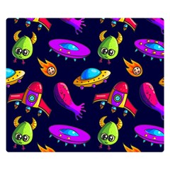 Space Pattern Double Sided Flano Blanket (small) by Pakemis