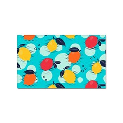 Pop Art Style Citrus Seamless Pattern Sticker Rectangular (10 Pack) by Pakemis