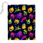 Space Patterns Drawstring Pouch (5XL) Back