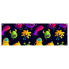 Space Patterns Banner And Sign 12  X 4  by Pakemis