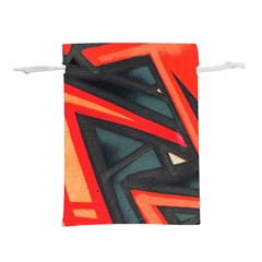 Graffiti Detail Wallpaper Texture Background Lightweight Drawstring Pouch (s) by Pakemis