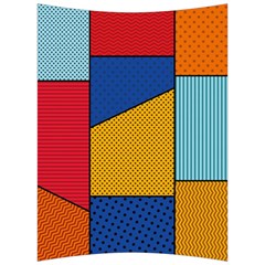 Dotted Colors Background Pop Art Style Vector Back Support Cushion by Pakemis