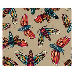 Tattoos Colorful Seamless Pattern Flano Blanket (small) by Pakemis