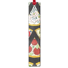 Vector-seamless-pattern-with-italian-pizza-top-view Large Book Marks by Pakemis