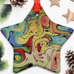 Abstract Art Star Ornament (two Sides) by gasi