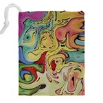 Abstract art Drawstring Pouch (4XL) Back