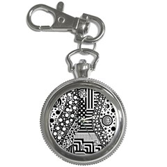 Black And White Key Chain Watches by gasi