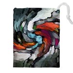 Abstract art Drawstring Pouch (5XL) Front