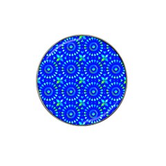 Kaleidoscope Royal Blue Hat Clip Ball Marker by Mazipoodles