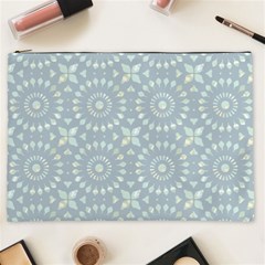 Kaleidoscope Duck Egg Cosmetic Bag (xxl) by Mazipoodles