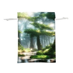 Forest Wood Nature Lake Swamp Water Trees Lightweight Drawstring Pouch (s) by Uceng