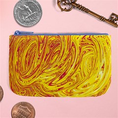 Red Yellow Abstract Wallpapers Abstracts Liquids Large Coin Purse by Uceng