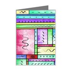 Colorful pattern Mini Greeting Card Left