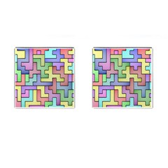 Colorful Stylish Design Cufflinks (square) by gasi