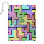 Colorful stylish design Drawstring Pouch (5XL) Back