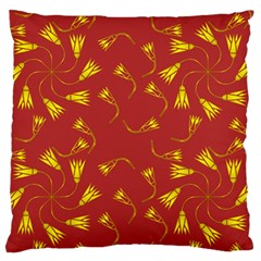 Background Pattern Texture Design Large Flano Cushion Case (one Side) by Ravend