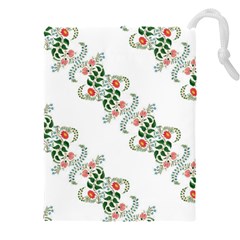 Background Ornamental Pattern Graphic Seamless Drawstring Pouch (4xl) by Pakemis