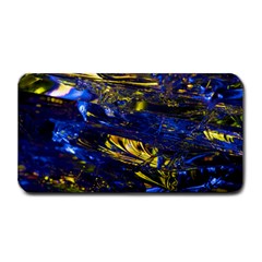 Space Futuristic Shiny Abstraction Flash Colorful Medium Bar Mat by Pakemis