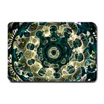 Fractal Glowing Kaleidoscope Wallpaper Art Design Small Doormat 24 x16  Door Mat