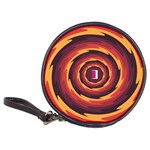 Illustration Door Abstract Concentric Pattern Classic 20-CD Wallets Front