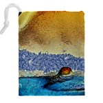 Abstract Painting Art Texture Drawstring Pouch (4XL) Back