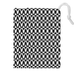 Seamless Abstract Geometric Pattern Background Drawstring Pouch (5xl) by artworkshop