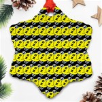 Smile Snowflake Ornament (Two Sides) Back