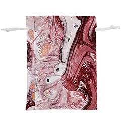Cora; Abstraction Lightweight Drawstring Pouch (xl) by kaleidomarblingart