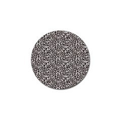 Black Cheetah Skin Golf Ball Marker (10 Pack) by Sparkle