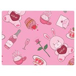 Valentine Pattern Premium Plush Fleece Blanket (Extra Small) 40 x30  Blanket Front