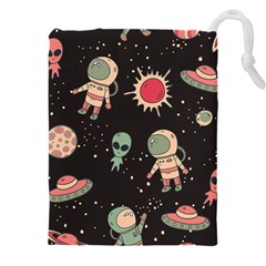 Space Pattern Cartoon Drawstring Pouch (5xl) by Jancukart