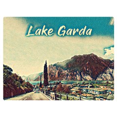 On The Way To Lake Garda, Italy  One Side Premium Plush Fleece Blanket (extra Small) by ConteMonfrey