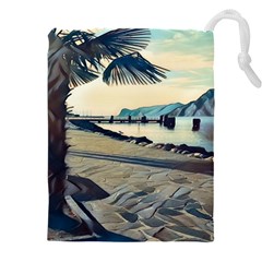 A Walk On Gardasee, Italy  Drawstring Pouch (4xl) by ConteMonfrey