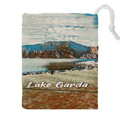 Calm Day On Lake Garda Drawstring Pouch (4xl) by ConteMonfrey
