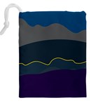 Abstract Landscape Art Design Pattern Water Drawstring Pouch (5XL) Back