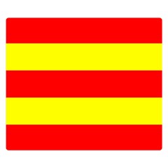 Aust Agder Flag Premium Plush Fleece Blanket (small) by tony4urban