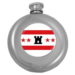Drenthe Flag Round Hip Flask (5 Oz) by tony4urban