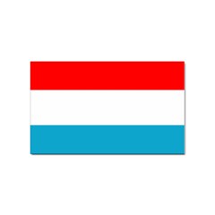 Luxembourg Sticker Rectangular (100 Pack) by tony4urban